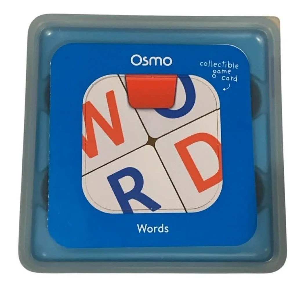 Osmo Words Replacement Tiles  Complete‎ 52 Letter Set & Blue Case NO BASE